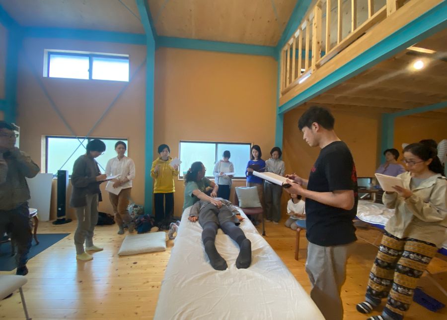 クラニオセイクラルセラピークラス風景